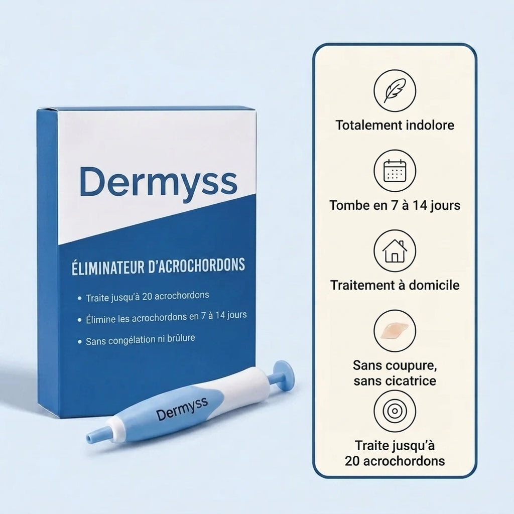 DERMYSS — Kit d’élimination des verrues sans douleur